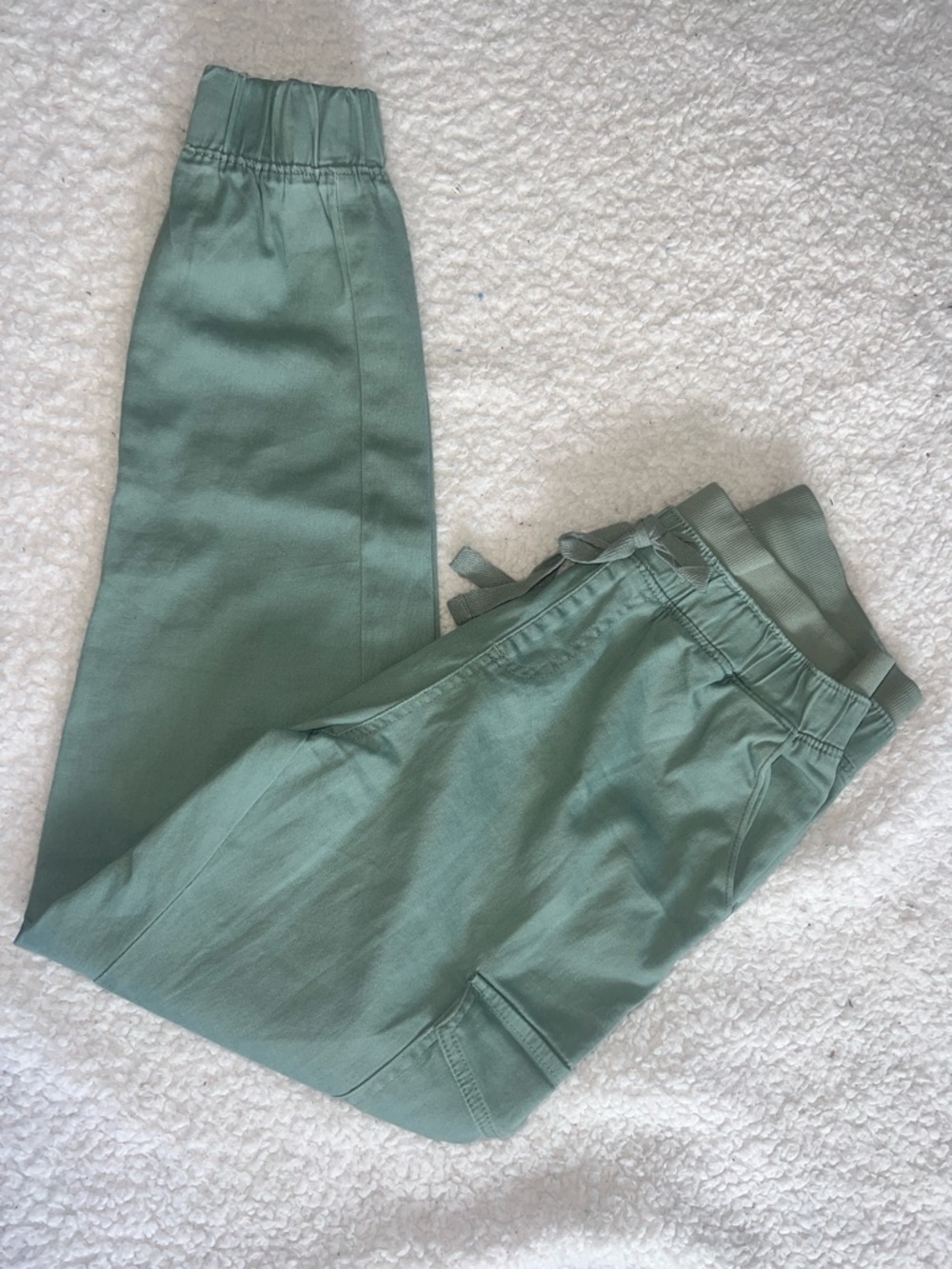 Sage Green Drawstring Jogger Pants